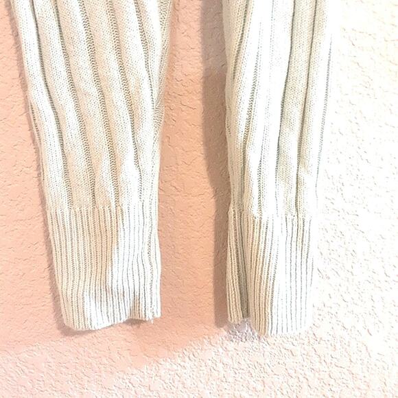 Full Circle Trends Two-Piece Matching Crop Pastel Green Knit Sweater Pant Set L - Picture 3 of 12